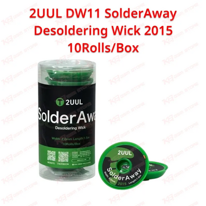 2UUL DW11 SolderAway Desoldering Wick 2015 10Rolls/Box