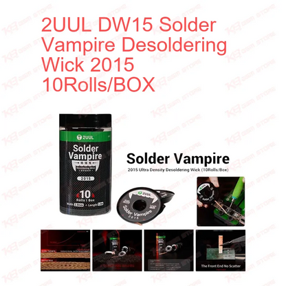 2UUL DW15 Solder Vampire Desoldering Wick 2015 10Rolls/BOX