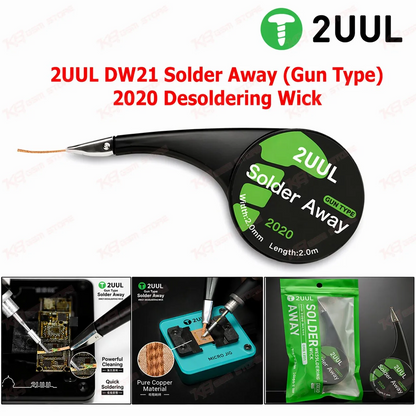 2UUL DW21 Solder Away (Gun Type) 2020 Desoldering Wick