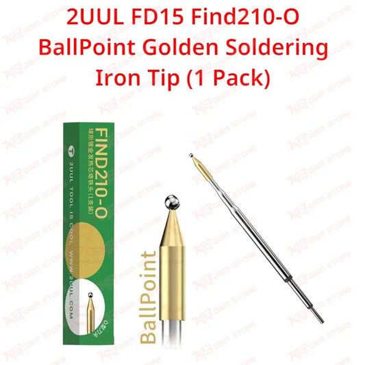 2UUL FD15 Find210-O BallPoint Golden Soldering Iron Tip (1 Pack)