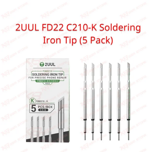 2UUL FD22 C210-K Soldering Iron Tip (5 Pack)