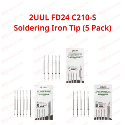 2UUL FD24 C210-S Soldering Iron Tip (5 Pack)