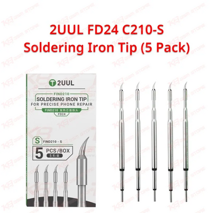 2UUL FD24 C210-S Soldering Iron Tip (5 Pack)