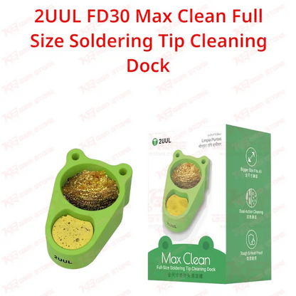 2UUL FD30 Max Clean Full Size Soldering Tip Cleaning Dock