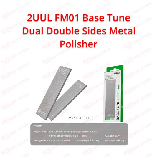 2UUL FM01 Base Tune Dual Double Sides Metal Polisher