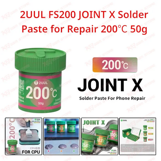2UUL FS200 JOINT X Solder Paste for Repair 200℃ 50g