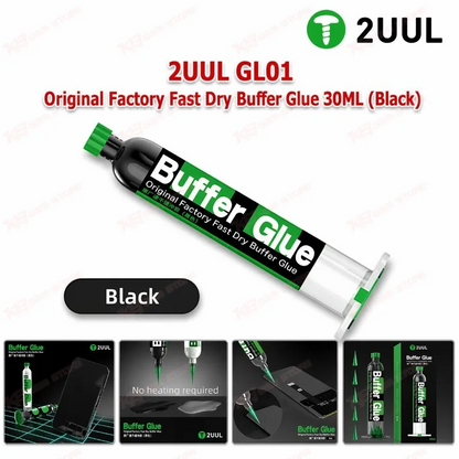 2UUL GL01 Original Factory Fast Dry Buffer Glue 30ML (Black)