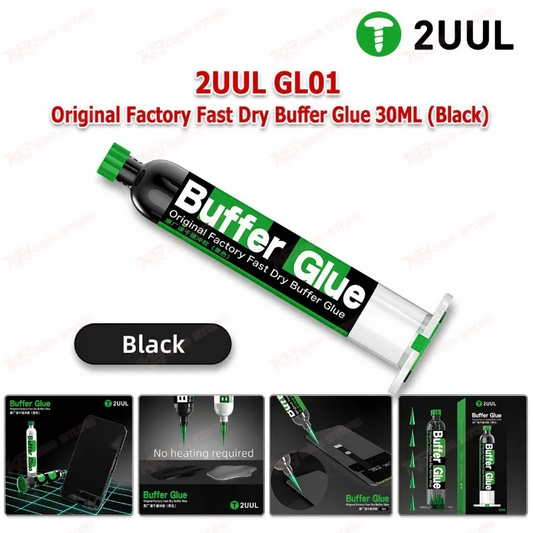 2UUL GL01 Original Factory Fast Dry Buffer Glue 30ML (Black)