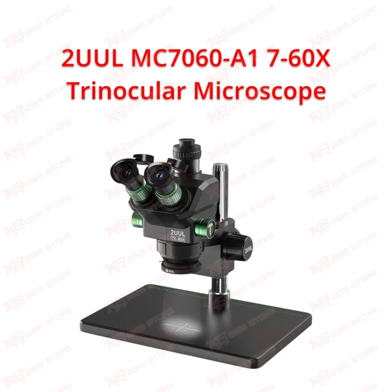 2UUL MC7060-A1 7-60X Trinocular Microscope