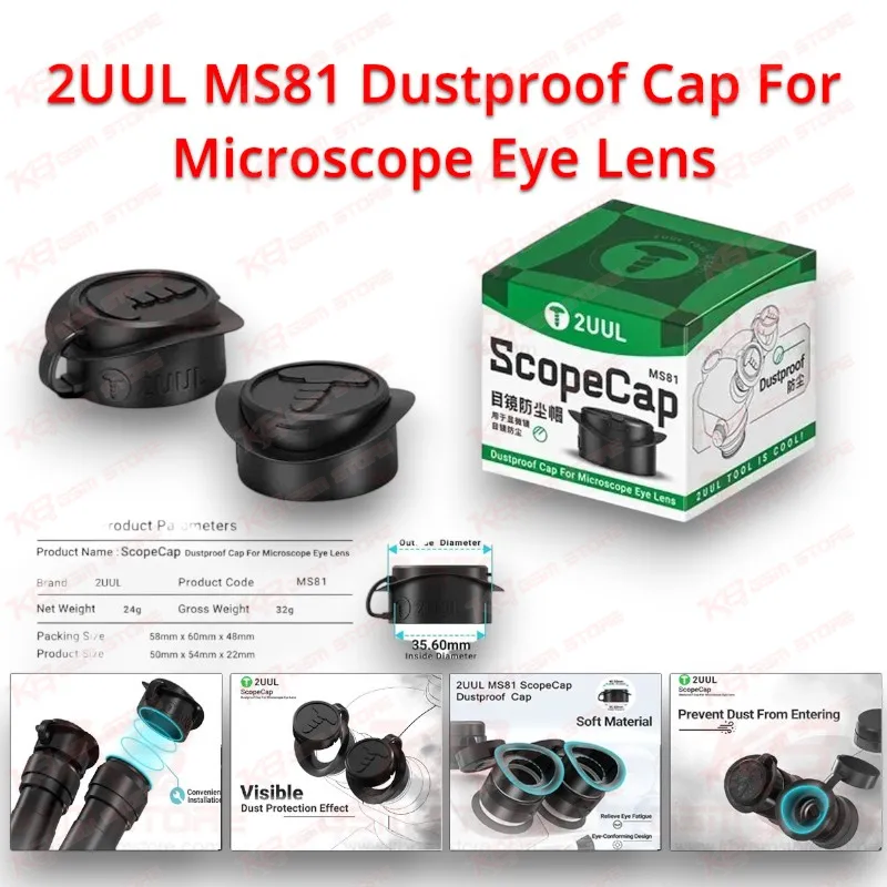 2UUL MS81 Dustproof Cap For Microscope Eye Lens – KB GSM Store