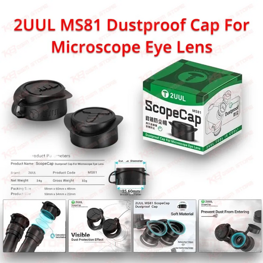 2UUL MS81 Dustproof Cap For Microscope Eye Lens