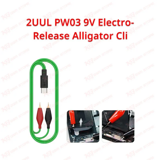 2UUL PW03 9V Electro-Release Alligator Cli