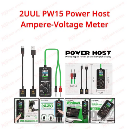 2UUL PW15 Power Host Ampere-Voltage Meter