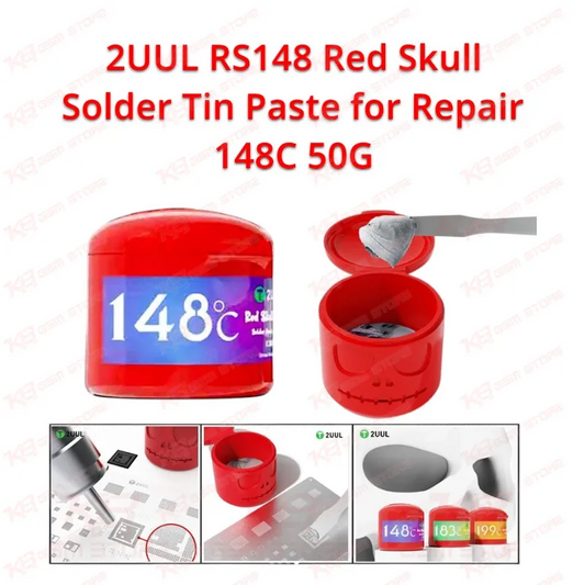 2UUL RS148 Red Skull Solder Tin Paste for Repair 148C 50G