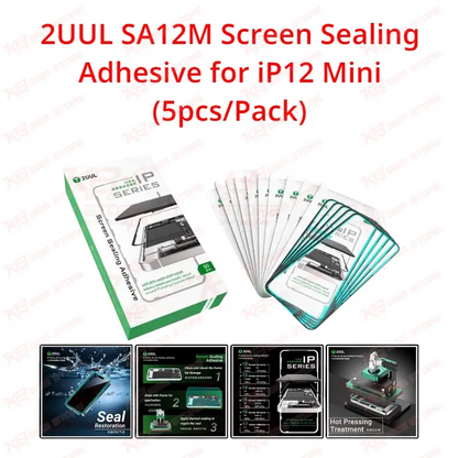 2UUL SA12M Screen Sealing Adhesive for iP12 Mini (5pcs/Pack)