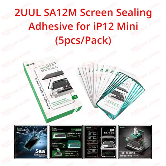 2UUL SA12M Screen Sealing Adhesive for iP12 Mini (5pcs/Pack)