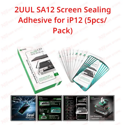2UUL SA12 Screen Sealing Adhesive for iP12 (5pcs/Pack)
