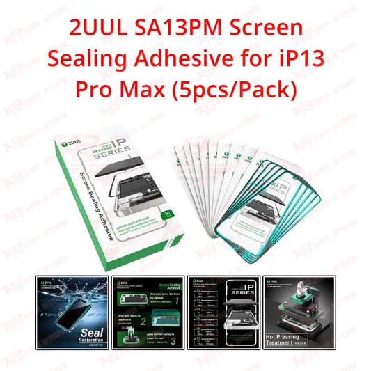 2UUL SA13PM Screen Sealing Adhesive for iP13 Pro Max (5pcs/Pack)