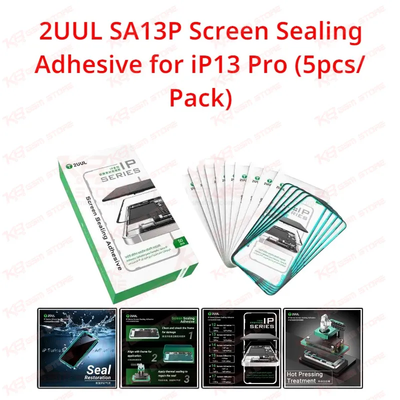 2UUL SA13P Screen Sealing Adhesive for iP13 Pro (5pcsPack)