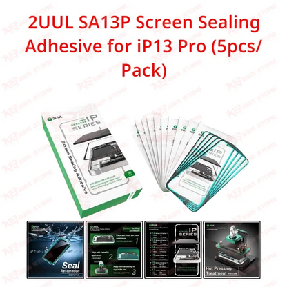 2UUL SA13P Screen Sealing Adhesive for iP13 Pro (5pcsPack)