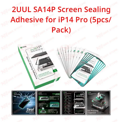 2UUL SA14P Screen Sealing Adhesive for iP14 Pro (5pcs/Pack)