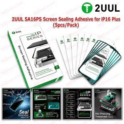 2UUL SA16PS Screen Sealing Adhesive for iP16 Plus(5pcs/Pack)