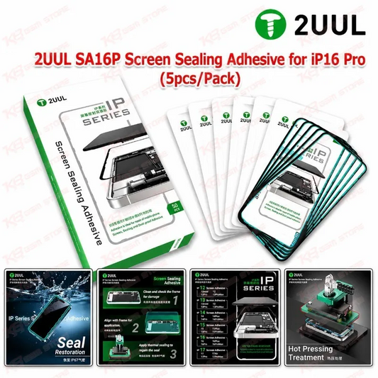 2UUL SA16P Screen Sealing Adhesive for iP16 Pro (5pcs/Pack)