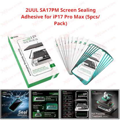 2UUL SA17PM Screen Sealing Adhesive for iP17 Pro Max (5pcs/Pack)