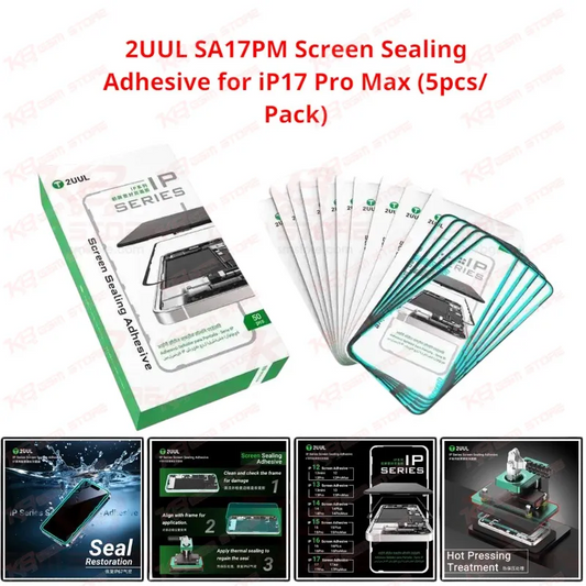 2UUL SA17PM Screen Sealing Adhesive for iP17 Pro Max (5pcs/Pack)