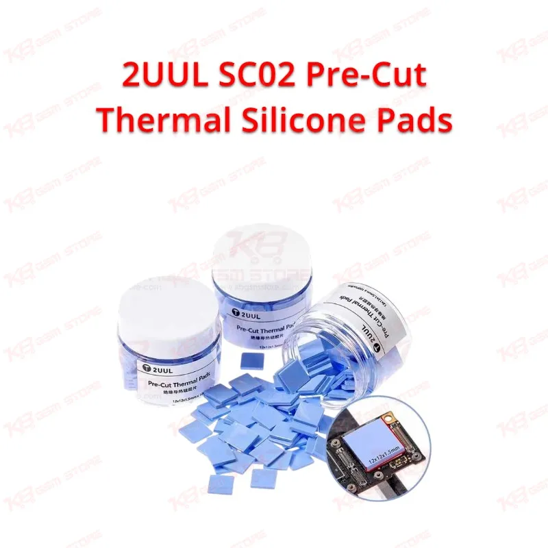 2UUL SC02 Pre-Cut Thermal Silicone Pads