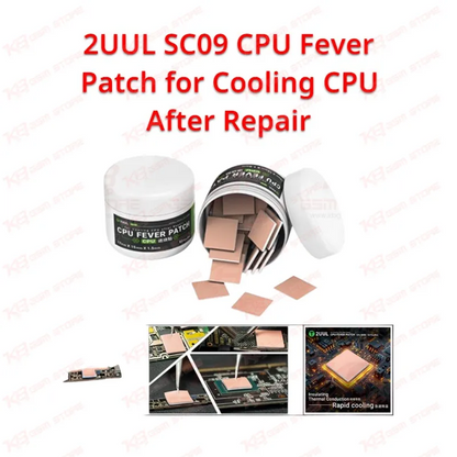 2UUL SC09 CPU Fever Patch for Cooling CPU After Repair