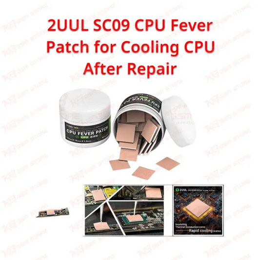 2UUL SC09 CPU Fever Patch for Cooling CPU After Repair