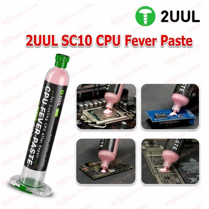 2UUL SC10 CPU Fever Paste 50g – Thermal Conductive Compound for PC, Phone & Tablet Repair