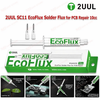 2UUL SC11 EcoFlux Solder Flux for PCB Repair 10cc