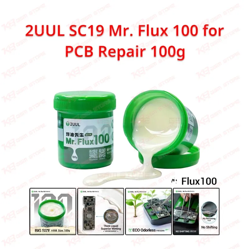 2UUL SC19 Mr. Flux 100 for PCB Repair 100g
