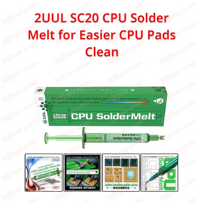 2UUL SC20 CPU Solder Melt for Easier CPU Pads Clean