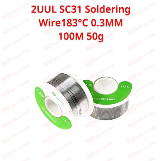 2UUL SC31 Soldering Wire183°C 0.3MM 100M 50g