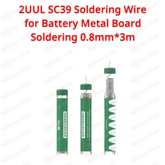 2UUL SC39 Soldering Wire for Battery Metal Board Soldering 0.8mm*3m