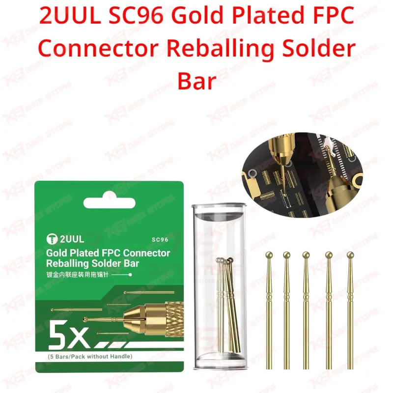 2UUL SC96 Gold Plated FPC Connector Reballing Solder Bar