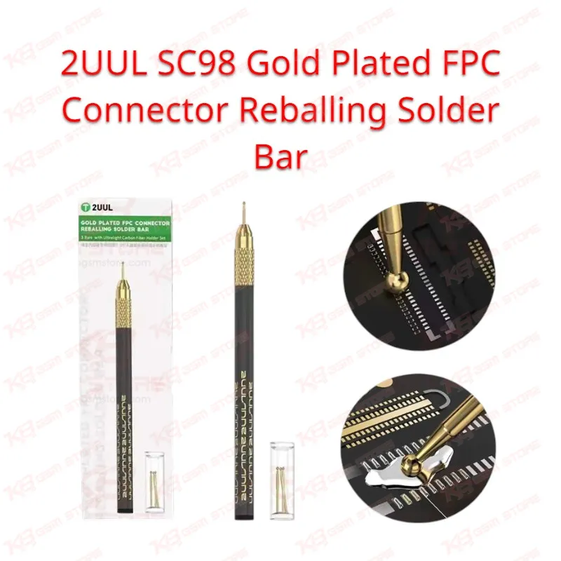 2UUL SC98 Gold Plated FPC Connector Reballing Solder Bar