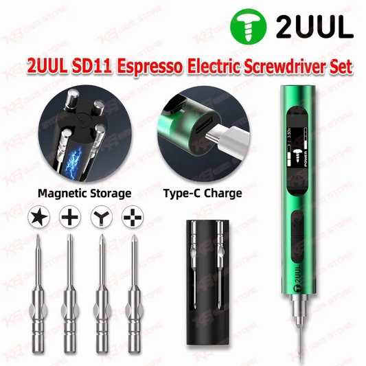 2UUL SD11 Espresso Electric Screwdriver Set