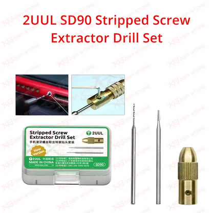 2UUL SD90 Stripped Screw Extractor Drill Set