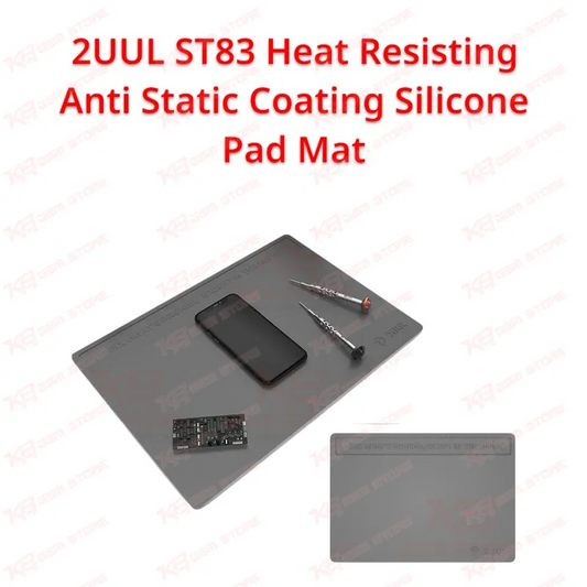 2UUL ST83 Heat Resisting Anti Static Coating Silicone Pad Mat