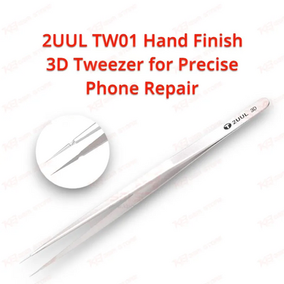 2UUL TW01 Hand Finish 3D Tweezer for Precise Phone Repair