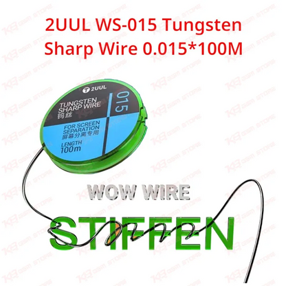 2UUL WS-015 Tungsten Sharp Wire 0.015*100M