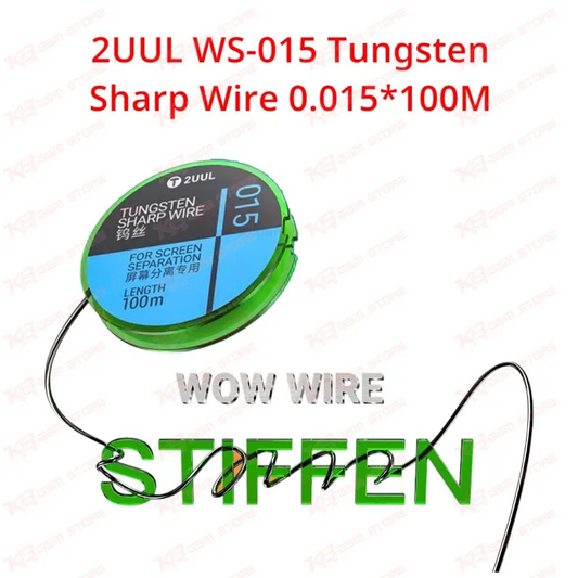 2UUL WS-015 Tungsten Sharp Wire 0.015*100M