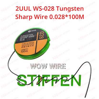 2UUL WS-028 Tungsten Sharp Wire 0.028*100M