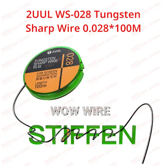 2UUL WS-028 Tungsten Sharp Wire 0.028*100M