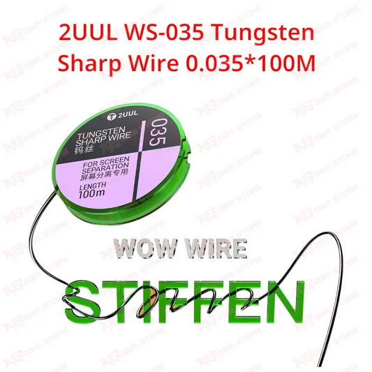 2UUL WS-035 Tungsten Sharp Wire 0.035*100M