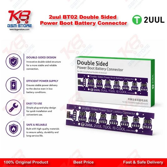 2uul BT02 Double Sided Power Boot Battery Connector